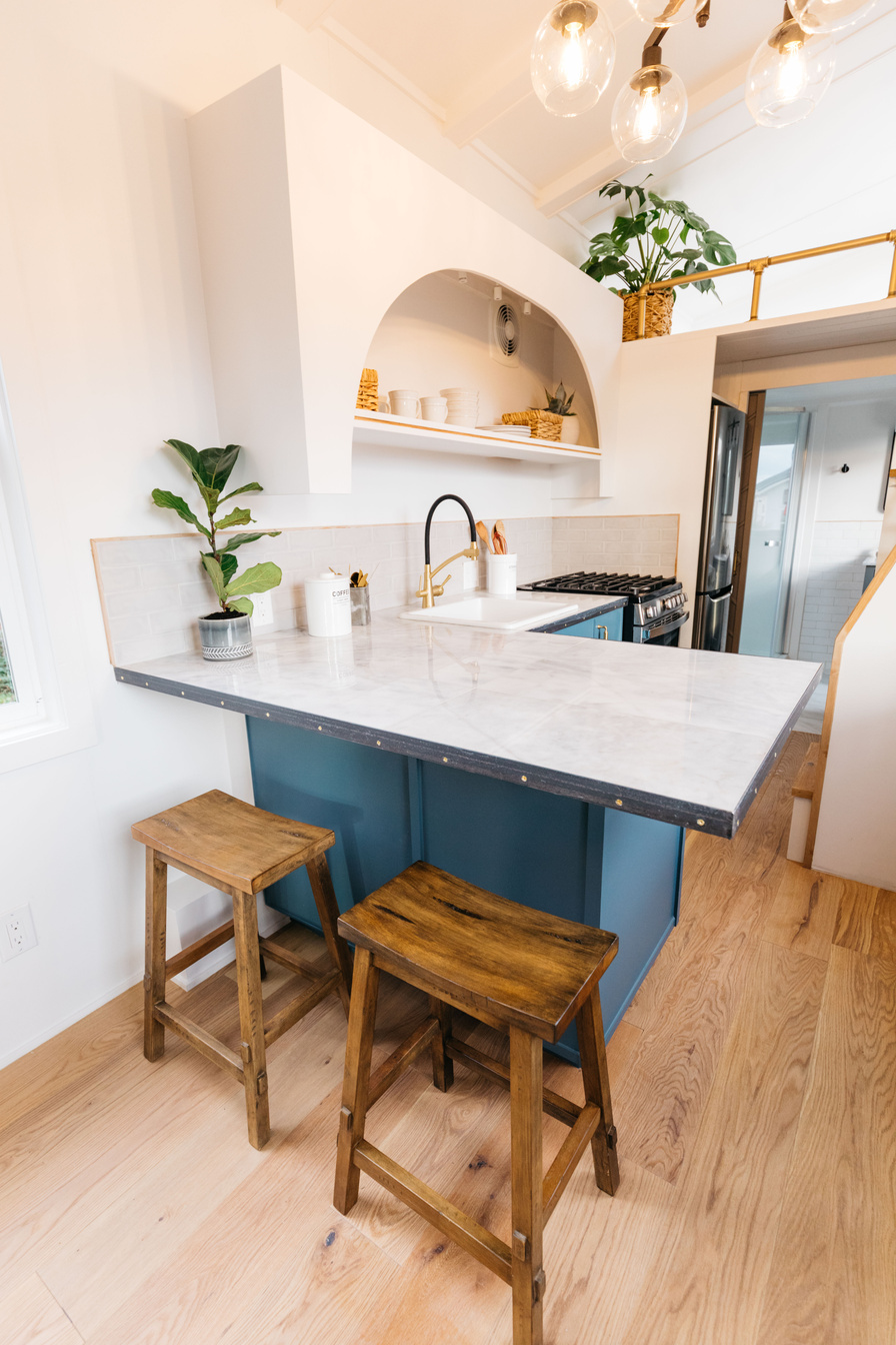 Vertical Photo of Tiny House Interior Decor